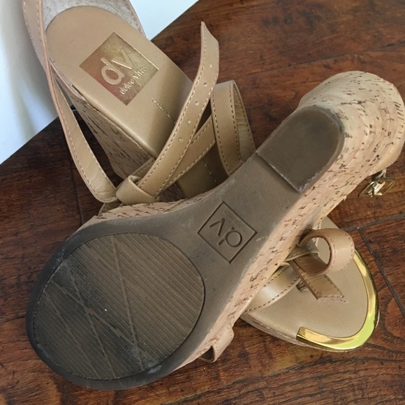 Dolce Vita Cork Heels - Picture 3 of 4